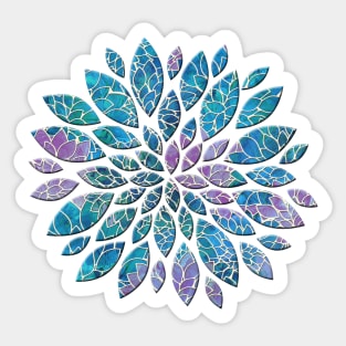 Floral Abstract #33 Sticker